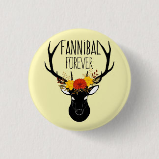 Chapa Redonda De 2,5 Cm Fannibal para siempre