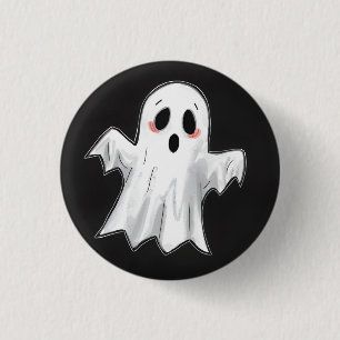 Chapa Redonda De 2,5 Cm Fantasma fantasmal