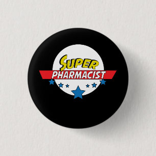 Chapa Redonda De 2,5 Cm Farmacéutico estupendo, #Pharmacist