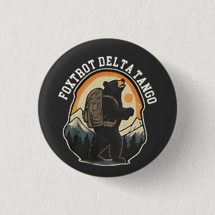 Chapa Redonda De 2,5 Cm FDT resiste el filete del oso Delta Tango