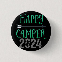 Chapa Redonda De 2,5 Cm Feliz Camper