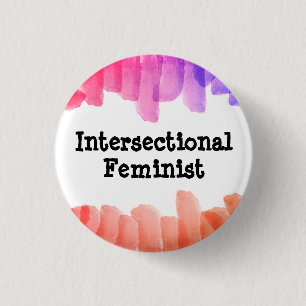 Chapa Redonda De 2,5 Cm Feminista interseccional