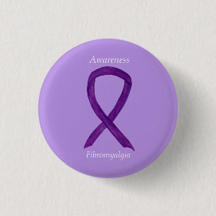 Chapa Redonda De 2,5 Cm Fibromialgia Sensibilización Cinta Personalizado 