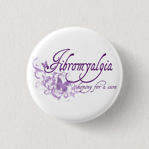 Chapa Redonda De 2,5 Cm Fibromyalgia, esperando una curación