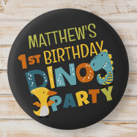 fiesta de cumpleaños de un niño de dinosaurio chin