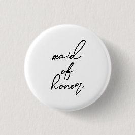 Chapa Redonda De 2,5 Cm Fiesta de Honor Bach, empleada doméstica moderna q