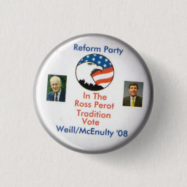 Chapa Redonda De 2,5 Cm Fiesta Ted Weill Frank McEnulty 2008 de la reforma