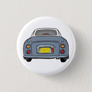 Chapa Redonda De 2,5 Cm Figaraciones Lapis Gray Figaro Car Button Badge