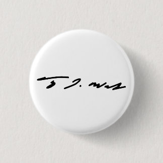 Chapa Redonda De 2,5 Cm Firma Tim Walz
