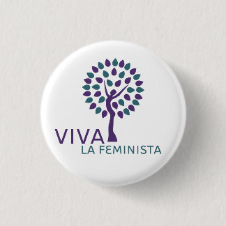 Chapa Redonda De 2,5 Cm Flair feminista