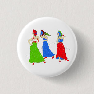 Chapa Redonda De 2,5 Cm Flamenco