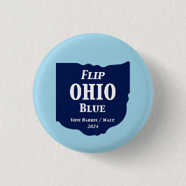 Chapa Redonda De 2,5 Cm Flip Ohio Blue en 2024