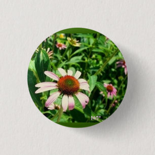 Chapa Redonda De 2,5 Cm Flor