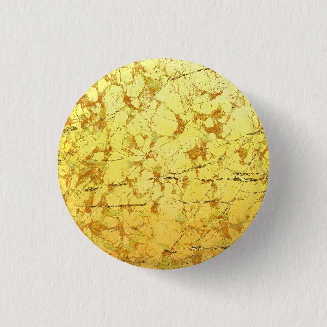 Chapa Redonda De 2,5 Cm Flor amarilla (Anverso)
