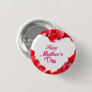 Chapa Redonda De 2,5 Cm Flores de flor de belleza