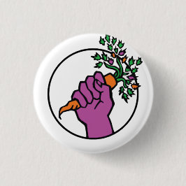 Chapa Redonda De 2,5 Cm Food Not Bombs logo