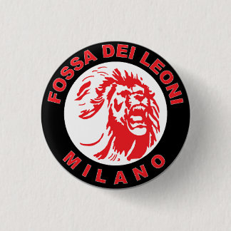 Chapa Redonda De 2,5 Cm Fosa Dei Leoni - Milano - Italia