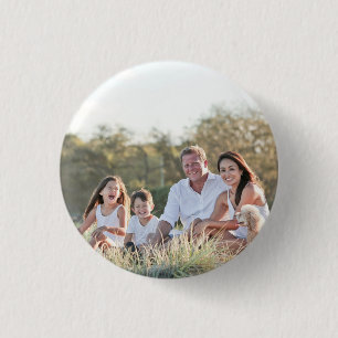 Chapa Redonda De 2,5 Cm Foto familiar personalizada