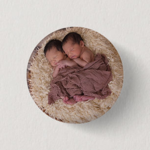 Chapa Redonda De 2,5 Cm Foto Personalizada