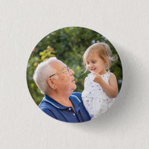 Chapa Redonda De 2,5 Cm Foto personalizada personalizada