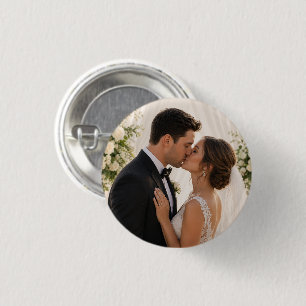 Chapa Redonda De 2,5 Cm Foto personalizada regalo de boda para él regalo p