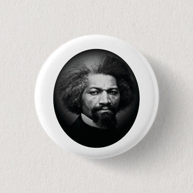 Chapa Redonda De 2,5 Cm Frederick Douglass (Anverso)