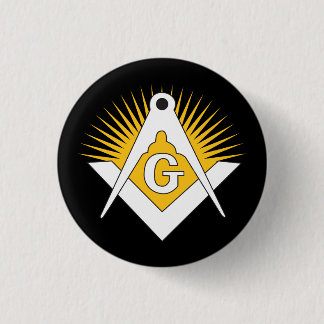 Chapa Redonda De 2,5 Cm Freemasonry symbol