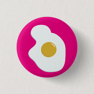 Chapa Redonda De 2,5 Cm Fried EGG companion badge