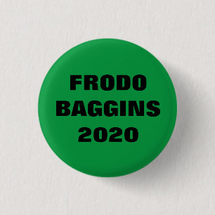 Chapa Redonda De 2,5 Cm Frodo Baggins para presidente