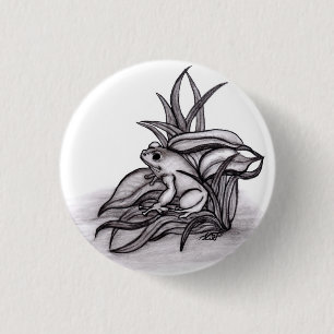 Chapa Redonda De 2,5 Cm Froggy