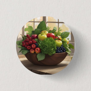 Chapa Redonda De 2,5 Cm Frutas y verduras