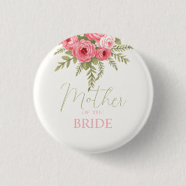 Chapa Redonda De 2,5 Cm Fuchsia Dream