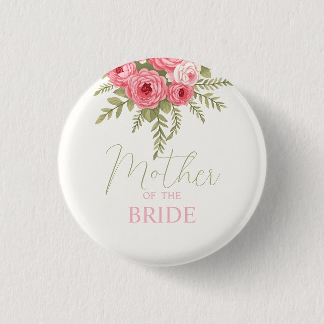 Chapa Redonda De 2,5 Cm Fuchsia Dream (Anverso)