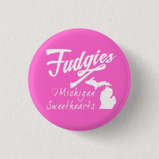 Chapa Redonda De 2,5 Cm Fudgies Michigan Snoviarts