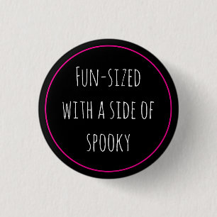 Chapa Redonda De 2,5 Cm Fun Sized Spooky