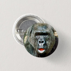 CHAPA REDONDA DE 2,5 CM FUNNY CUTE GORILLA