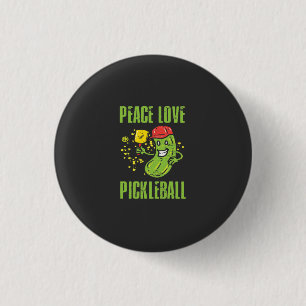 Chapa Redonda De 2,5 Cm Funny Pickleball