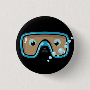 Chapa Redonda De 2,5 Cm Gafas