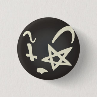 Chapa Redonda De 2,5 Cm Gato inteligente