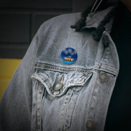 Chapa Redonda De 2,5 Cm Gatos deslumbrando en fuegos artificiales a bordo 