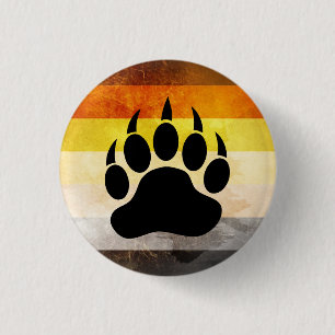 Chapa Redonda De 2,5 Cm gay Bear Badge, Button/