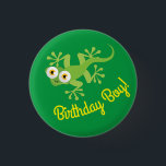 Chapa Redonda De 2,5 Cm Gecko Lizards Birthday Boy Fiesta Cute Kids<br><div class="desc">Adorable lagarto de lagartijas color lindo diseño de fiesta de cumpleaños es perfecto para un niño que ama a los reptiles por su celebración de cumpleaños! Personalizar el texto para hacerlos propios. El aspecto moderno es la forma perfecta de celebrar a tu pequeño que ama los lagartos y los animales...</div>