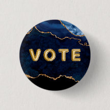 Geode Blue Gilded Vote