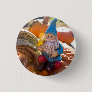 Chapa Redonda De 2,5 Cm Gnome Stem