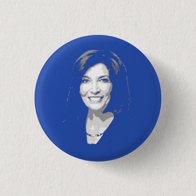 Chapa Redonda De 2,5 Cm Gobernador Kathy Hochul (Anverso)