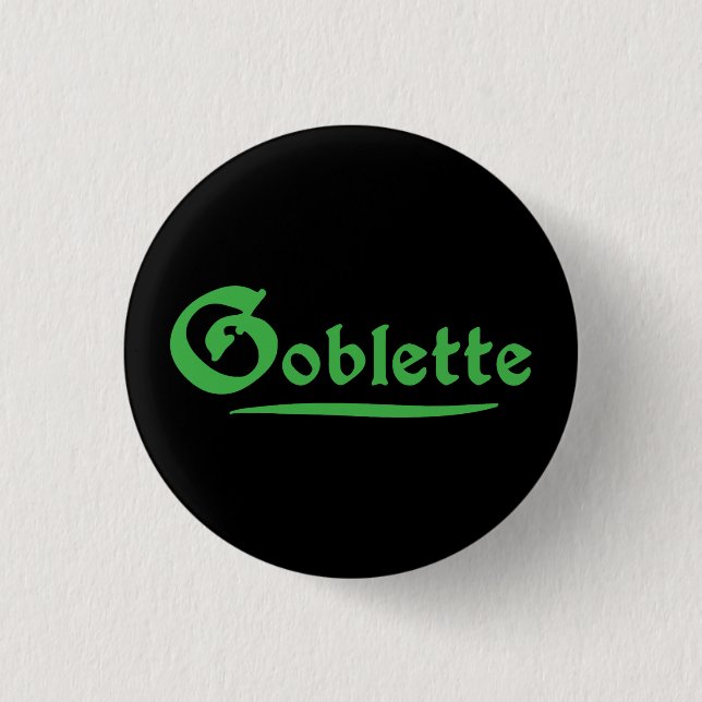Chapa Redonda De 2,5 Cm Goblette (Anverso)