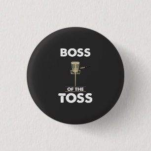 Chapa Redonda De 2,5 Cm Golf de disco - Jefe de la Toss