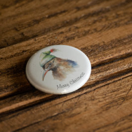 Chapa Redonda De 2,5 Cm Gorra elfo Navidad, personalizado