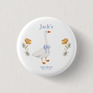 Chapa Redonda De 2,5 Cm gosling blue