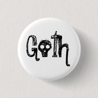 Chapa Redonda De 2,5 Cm Goth